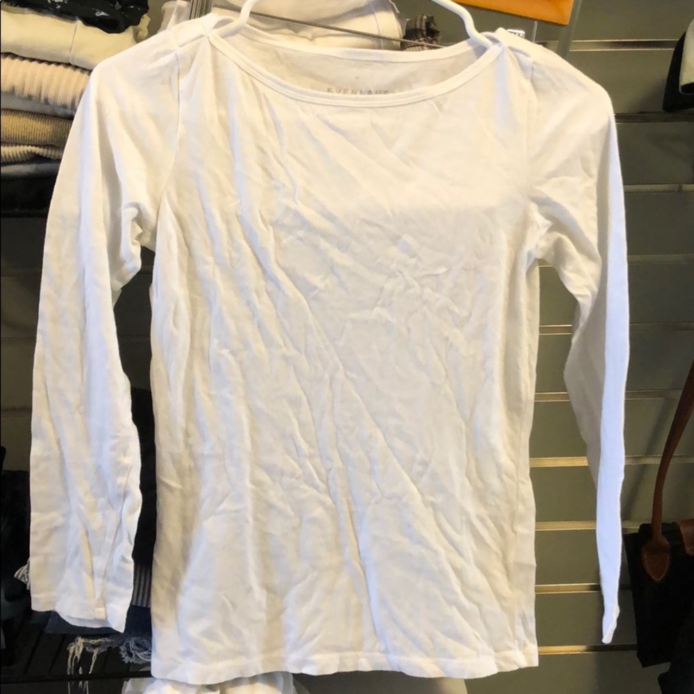 Everlane wide neck long sleeve